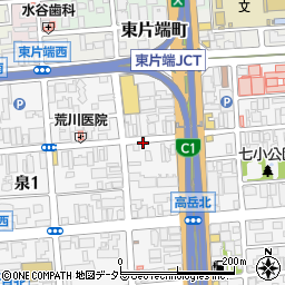 名鉄協商泉１丁目第８駐車場周辺の地図