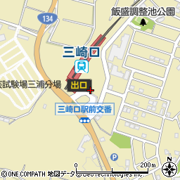 セブンイレブン京急ＳＴ三崎口店周辺の地図