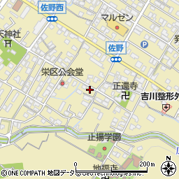 滋賀県東近江市佐野町812周辺の地図