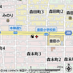 ミスタータイヤマン中村店周辺の地図