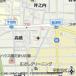 愛知県津島市下切町高橋96周辺の地図