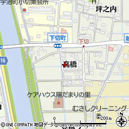 愛知県津島市下切町高橋43周辺の地図