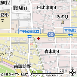グループホーム サライ中村公園周辺の地図