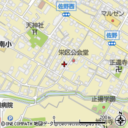 滋賀県東近江市佐野町799-7周辺の地図