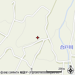 愛知県設楽町（北設楽郡）西納庫（城之腰）周辺の地図