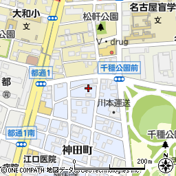 サプリーム神田周辺の地図