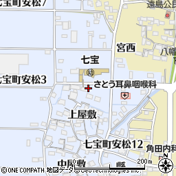 愛知県あま市七宝町安松寺浦周辺の地図