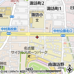 伊島商事中村店周辺の地図