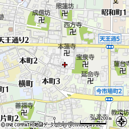 愛知県津島市池麸町13周辺の地図