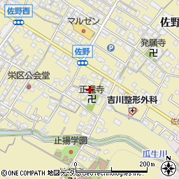 滋賀県東近江市佐野町687周辺の地図