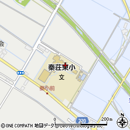 愛荘町立秦荘東小学校周辺の地図