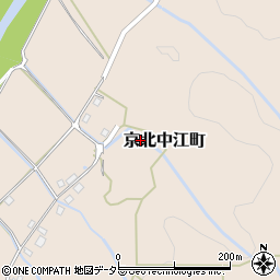 京都府京都市右京区京北中江町上之町周辺の地図