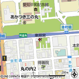 東照宮周辺の地図