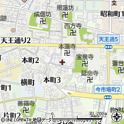 愛知県津島市池麸町15周辺の地図