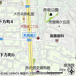 愛知県名古屋市千種区赤坂町7丁目3周辺の地図