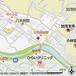 岡山県津山市加茂町小中原39周辺の地図
