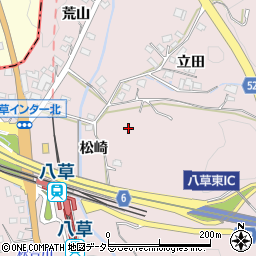 愛知県豊田市八草町松崎周辺の地図