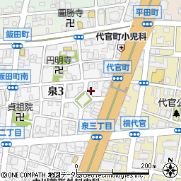 【20:30〜23:59】ゆーかり駐車場周辺の地図