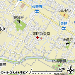 滋賀県東近江市佐野町799周辺の地図