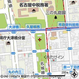 久屋大通公園周辺の地図