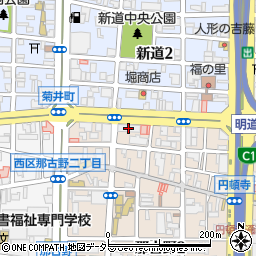ＯＫＢアヴェニール菊井町周辺の地図