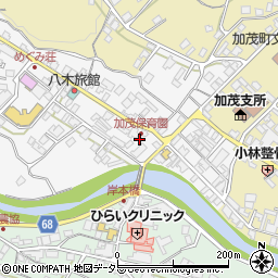 岡山県津山市加茂町小中原36周辺の地図