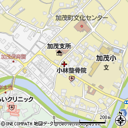 岡山県津山市加茂町塔中23周辺の地図