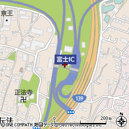 東名富士周辺の地図