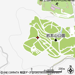 岩本山公園トイレ１周辺の地図