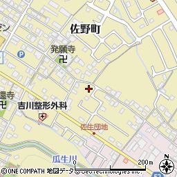 滋賀県東近江市佐野町149周辺の地図