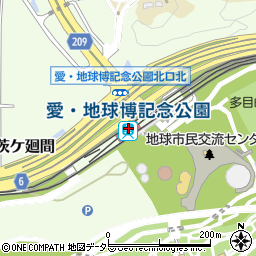 愛・地球博記念公園駅周辺の地図