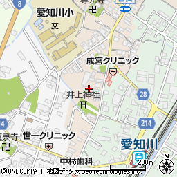 滋賀県愛知郡愛荘町沓掛652周辺の地図