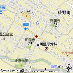 滋賀県東近江市佐野町690周辺の地図