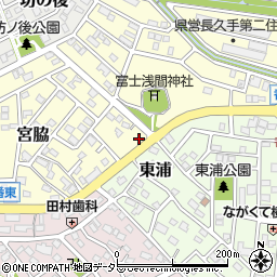 ベンリー長久手店周辺の地図