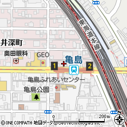 カナエ名古屋支店周辺の地図