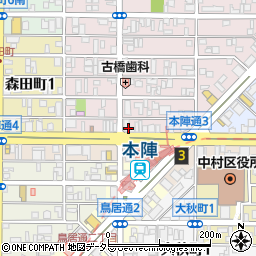 三鈴ビル周辺の地図