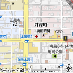 カサプラティーノ名古屋ノルテ周辺の地図