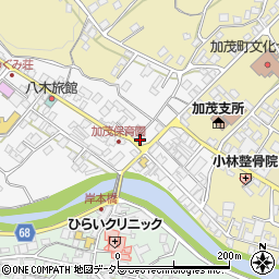 岡山県津山市加茂町小中原11周辺の地図