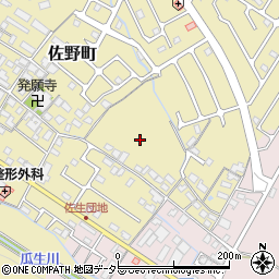 滋賀県東近江市佐野町118周辺の地図