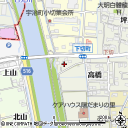 愛知県津島市下切町高橋6周辺の地図