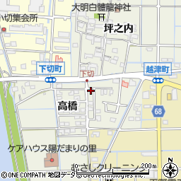 愛知県津島市下切町高橋86周辺の地図