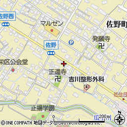 滋賀県東近江市佐野町691-2周辺の地図