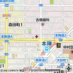 ＯＭレジデンス本陣駅前周辺の地図