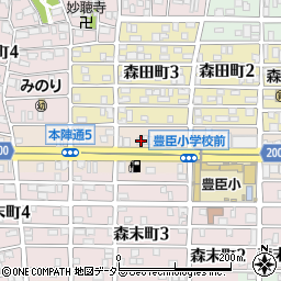 愛知県名古屋市中村区本陣通5丁目7周辺の地図