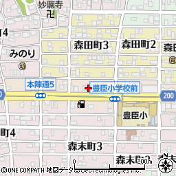 愛知県名古屋市中村区本陣通5丁目6周辺の地図