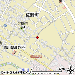 滋賀県東近江市佐野町146周辺の地図