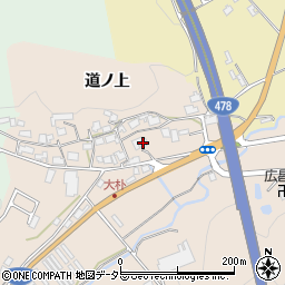京都府船井郡京丹波町大朴東道ノ下周辺の地図
