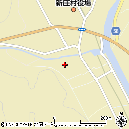 岡山県真庭郡新庄村1197周辺の地図