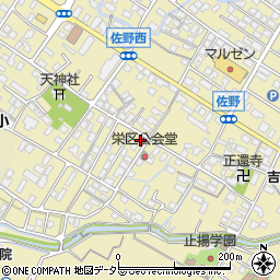 滋賀県東近江市佐野町799-3周辺の地図