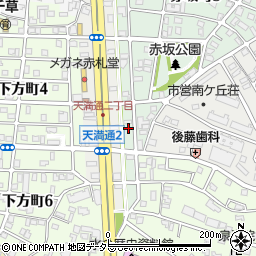 愛知県名古屋市千種区赤坂町6丁目71周辺の地図